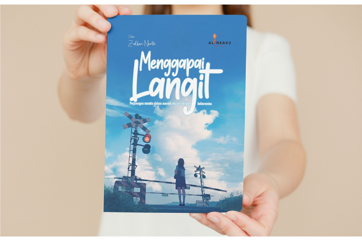 mockup menggapai